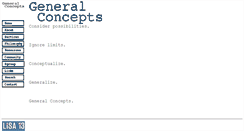 Desktop Screenshot of generalconcepts.com